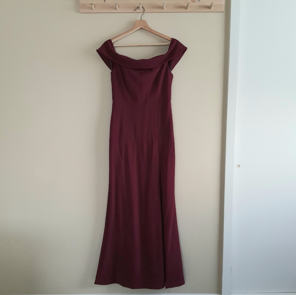 Lulus Off Shoulder Maxi Dress